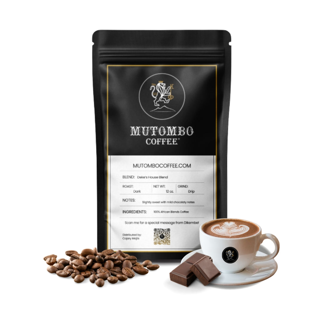 Mutombo Coffee Deke’s House Blend, 12 oz.