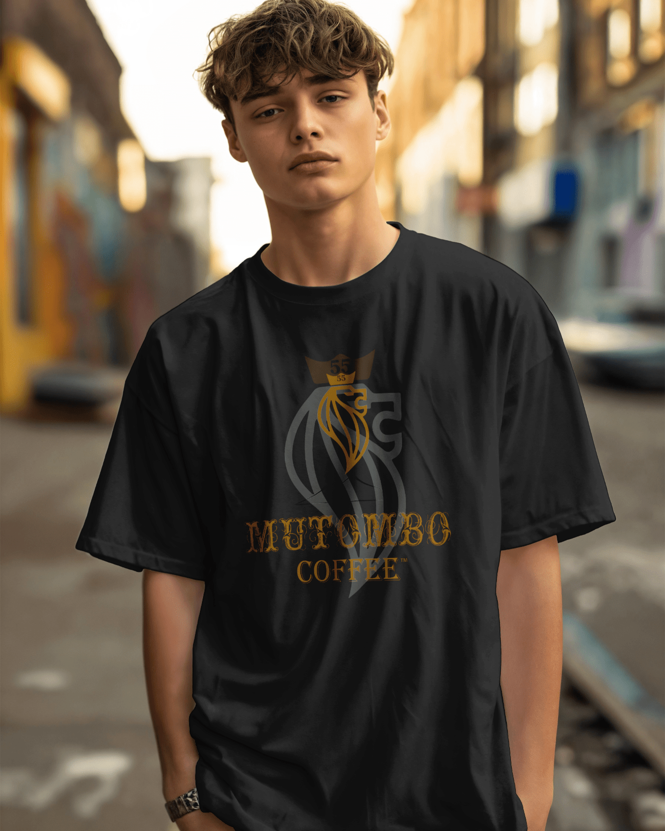 Bella Canvas, Short Sleeve, Lion Head T shirt, - PRE ORDERS ONLY - Mutombo Coffee