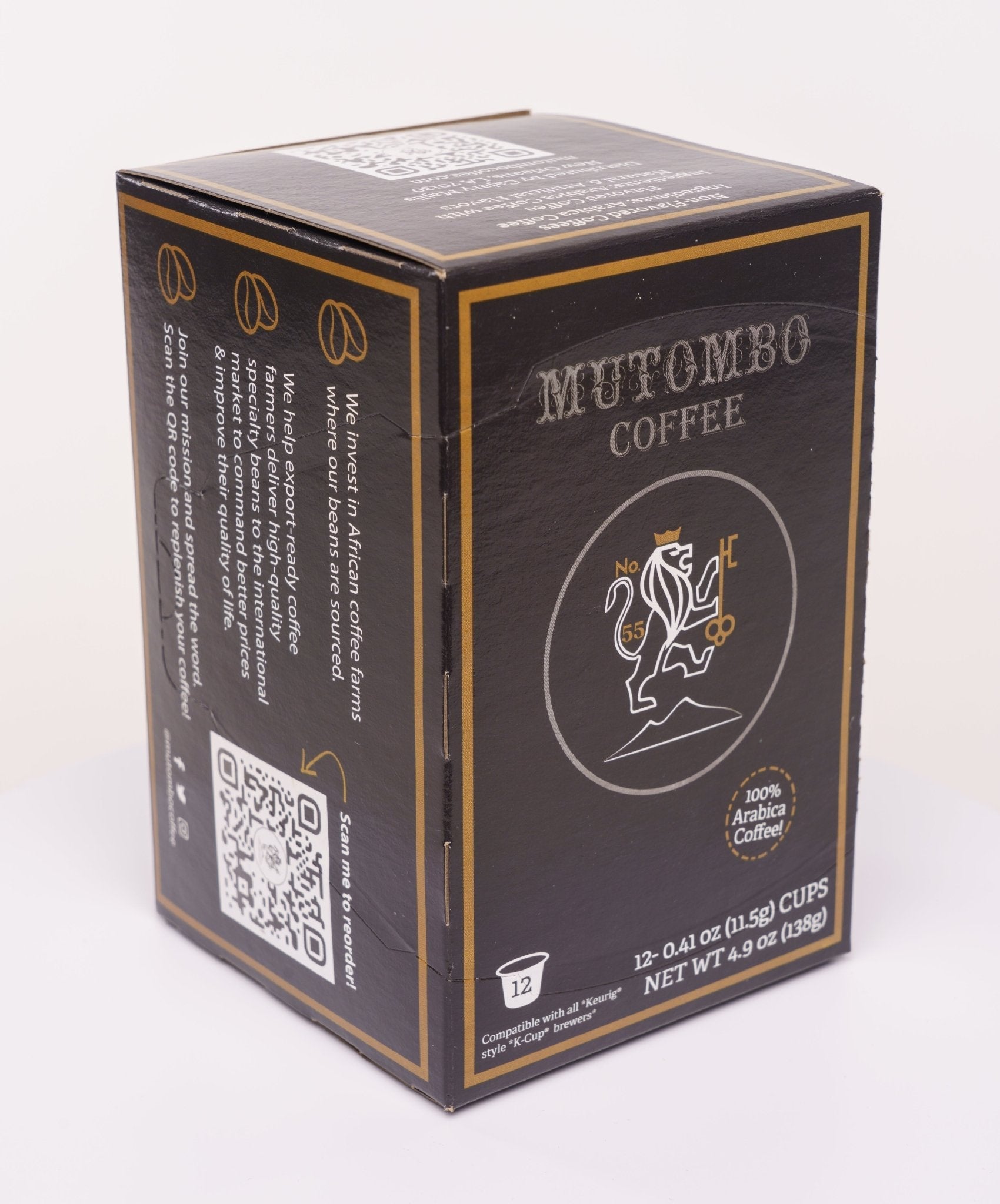 Deke's House Blend - Dark Roast K - Cups® Compatible - Mutombo Coffee