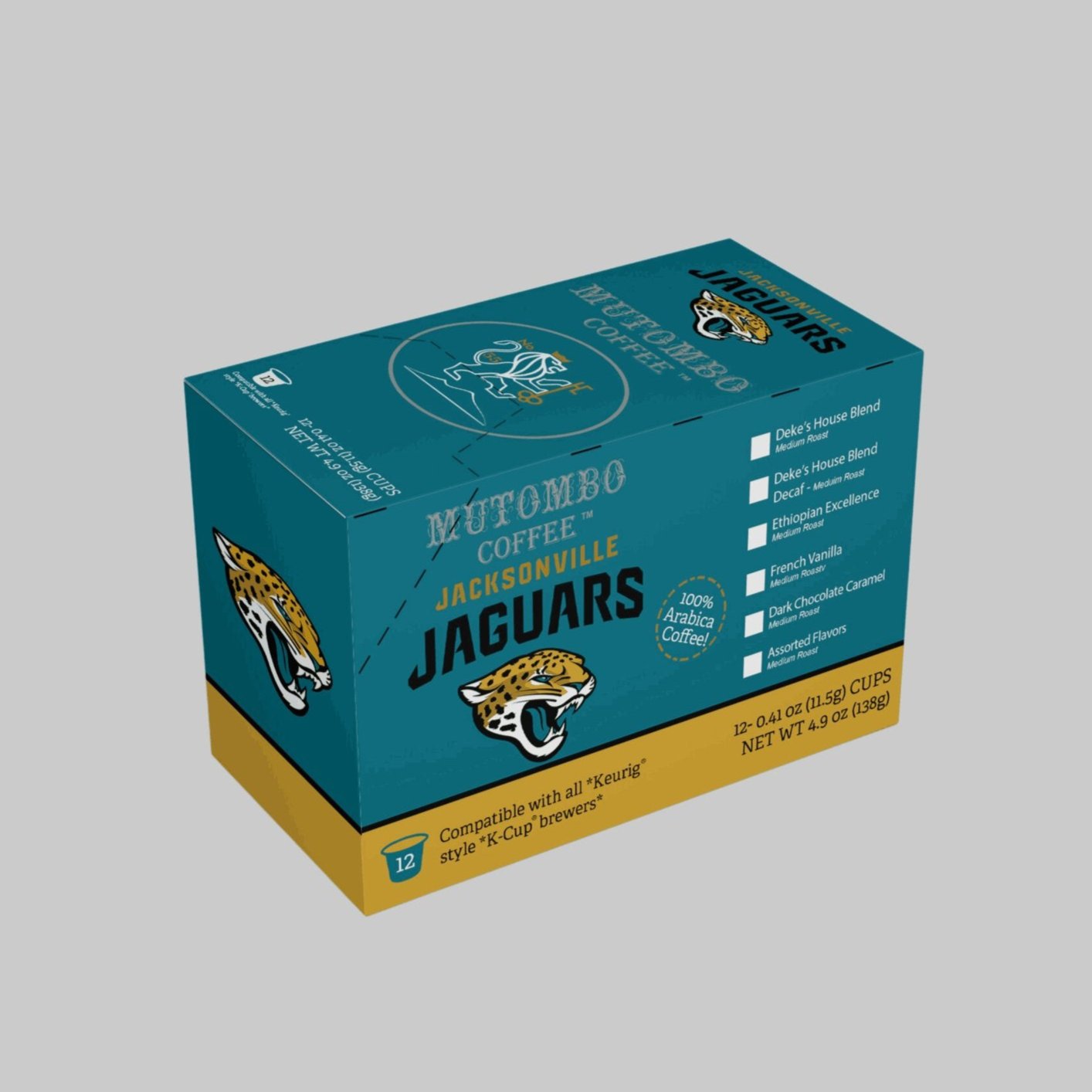 Jacksonville Jaguars Co - Branded Coffee Box - Mutombo Coffee