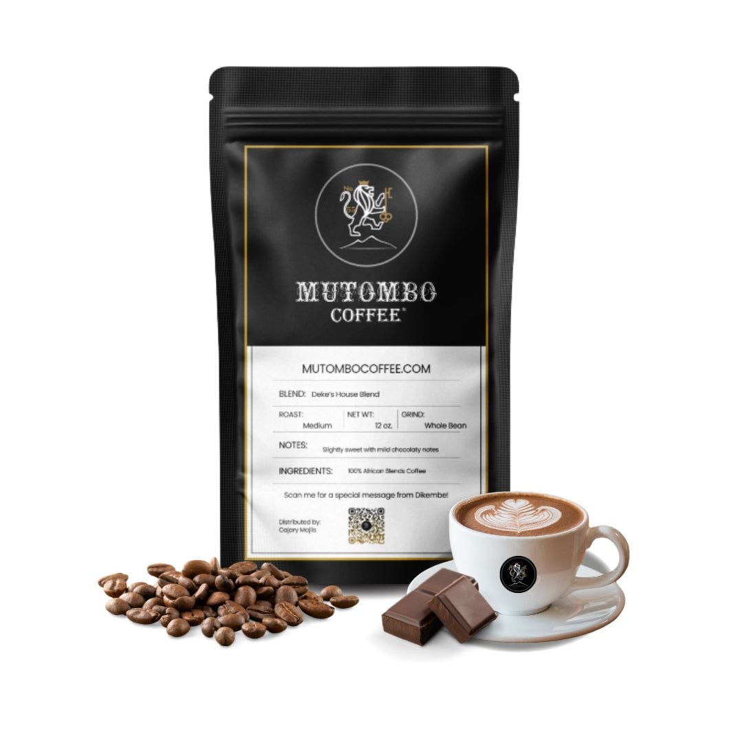 Mutombo Coffee Deke’s House Blend, 12 oz. - Mutombo Coffee