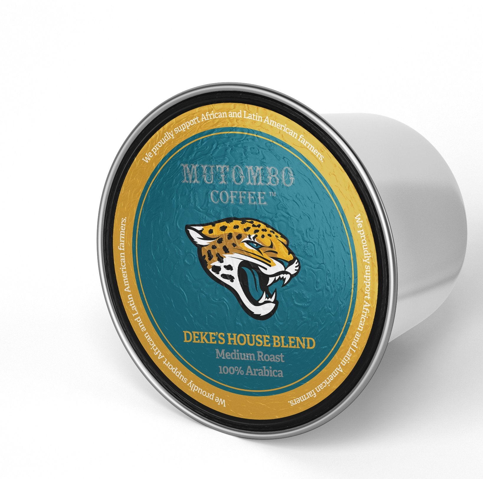 Mutombo Coffee x Jacksonville Jaguars Co - Branded K - Cup 24 Count Box - Mutombo Coffee