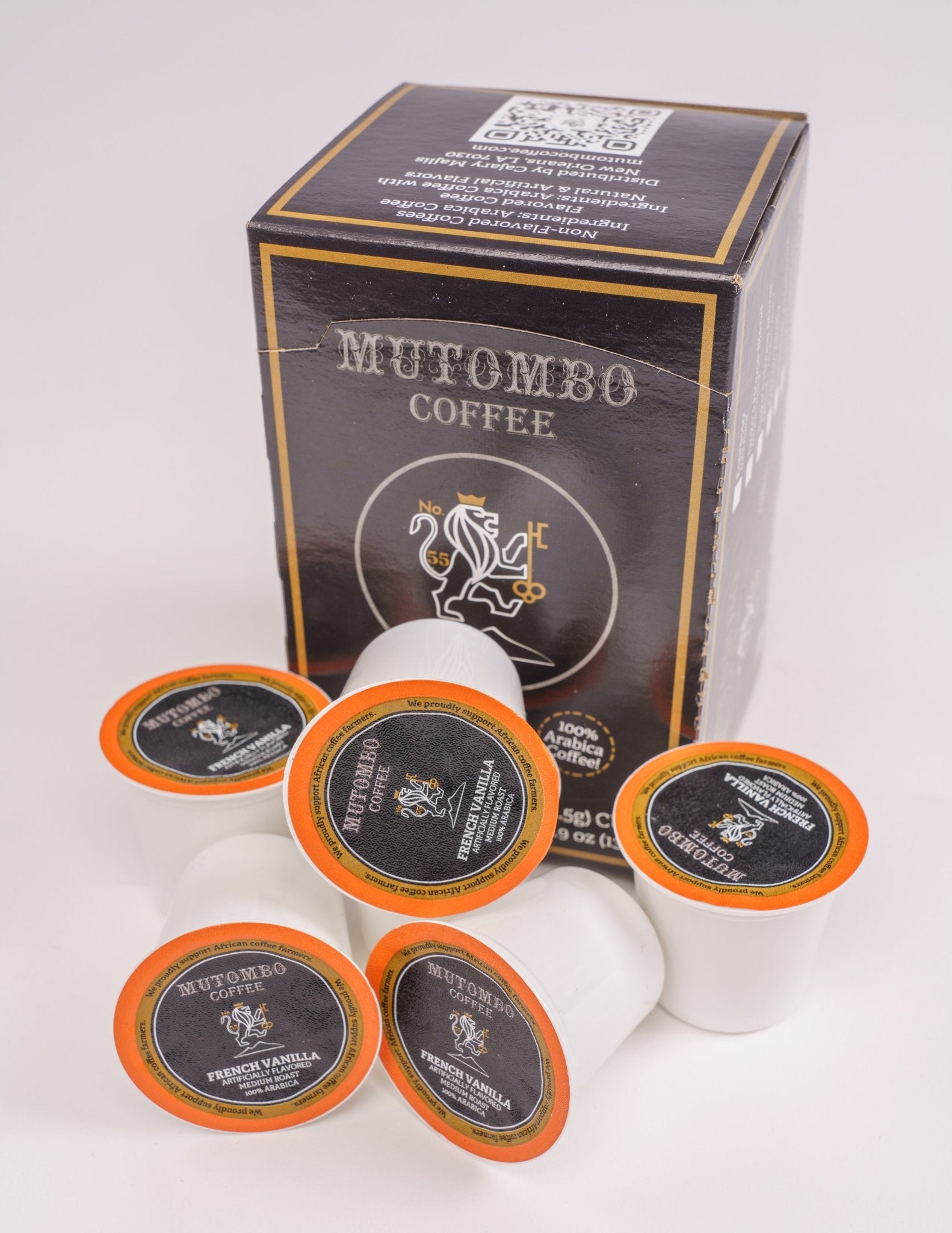 French Vanilla - Medium Roast K-Cups® Compatible - Mutombo Coffee